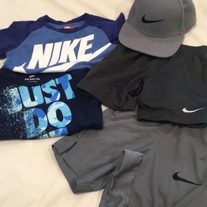 Bundle of nike items. Hat is new!